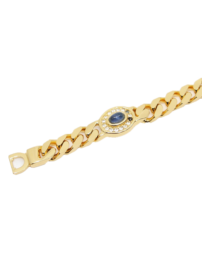 1980s Christian Dior Cabochon Stones Bracelet