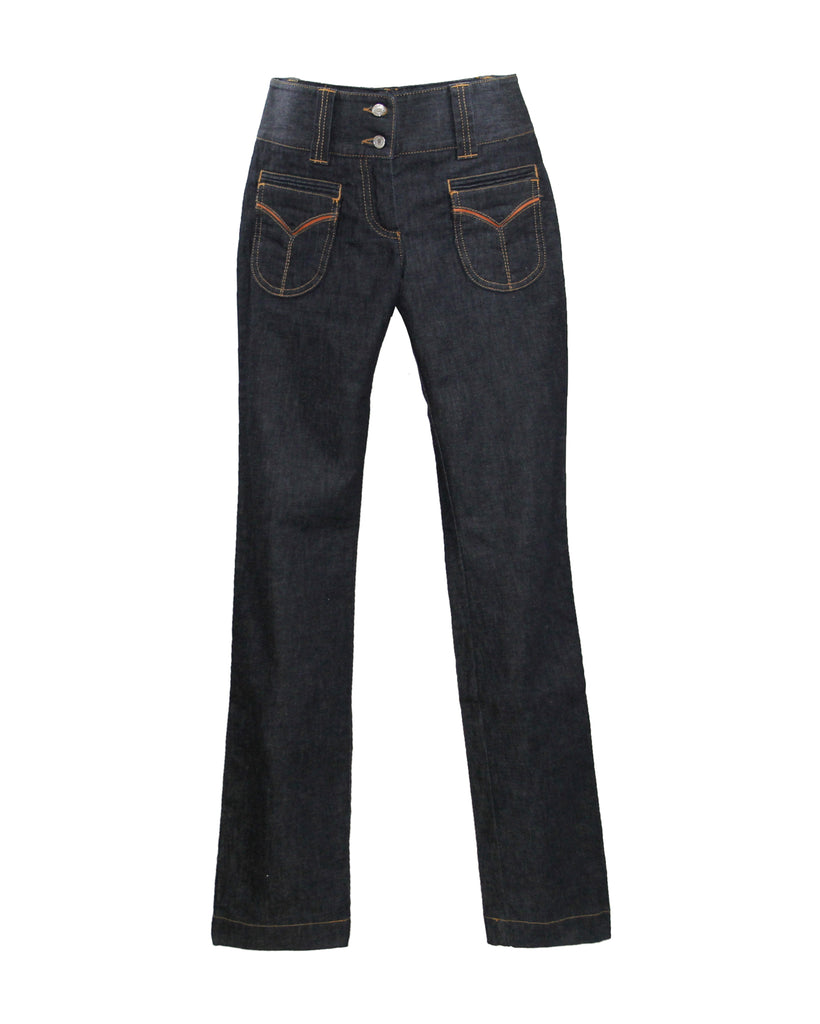 1990s Dolce & Gabbana(D&G) Low-rise Straight Jeans