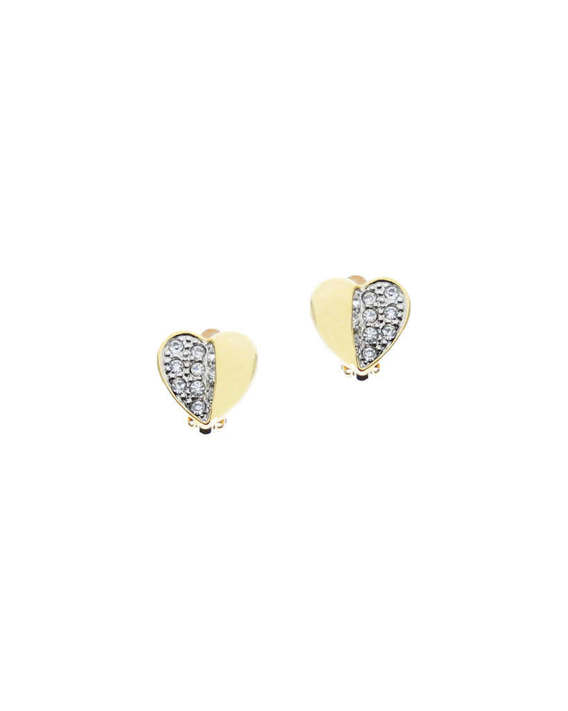 Vintage Cut-out Heart Earrings