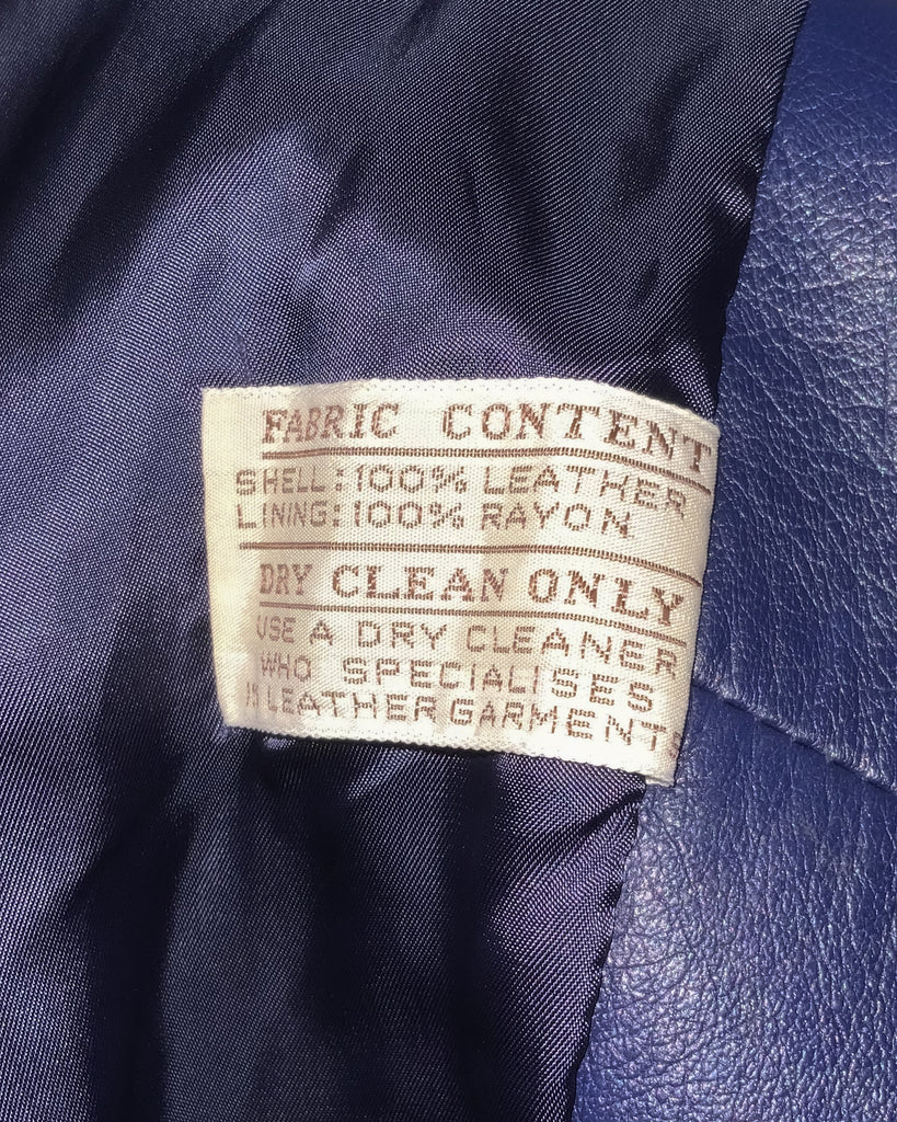 Vintage Modissa Oversized Leather Jacket