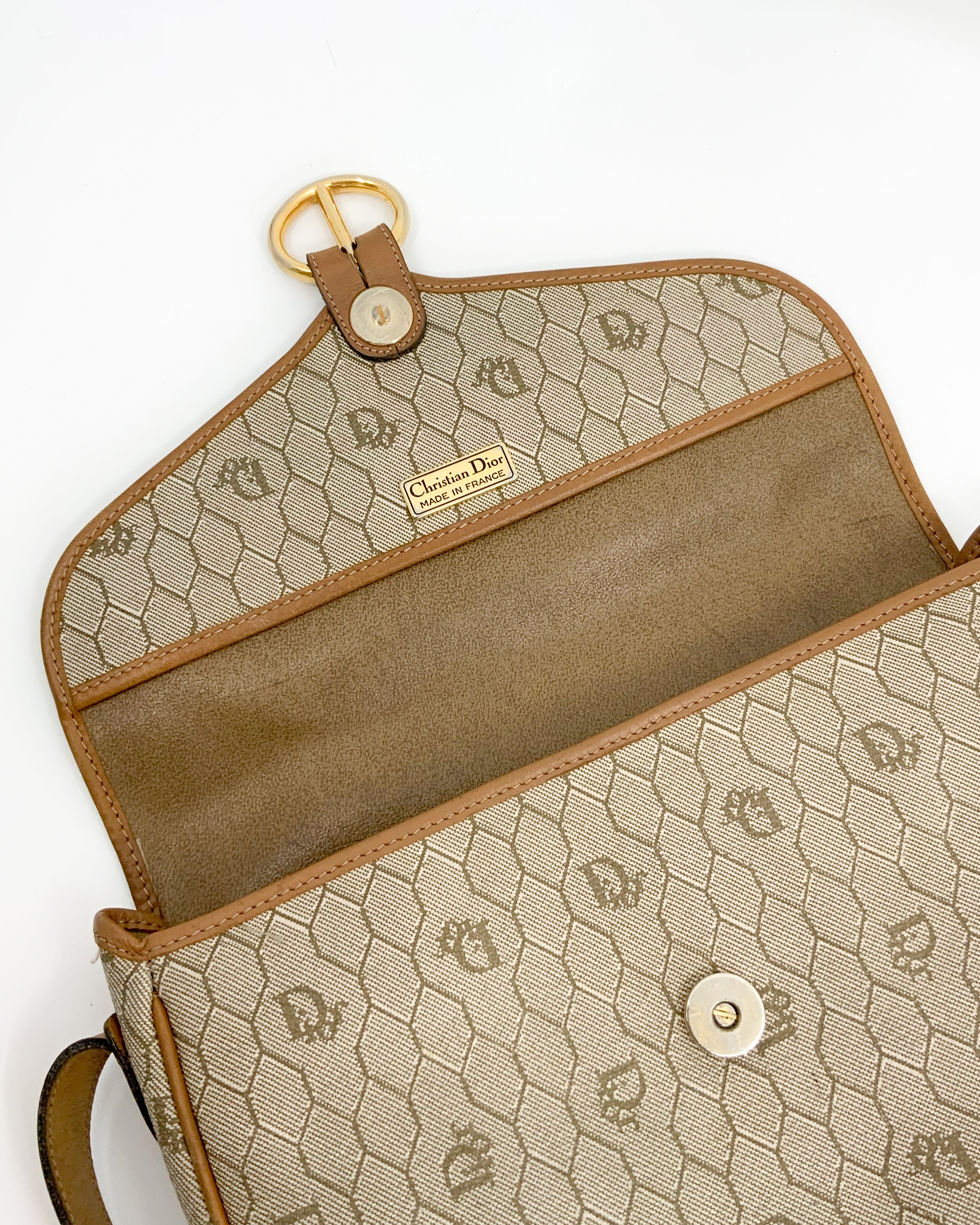 Christian Dior Honeycomb Crossbody Shoulder Bag
